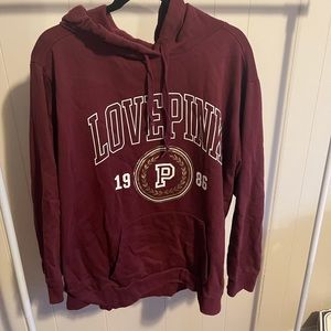 VS PINK Maroon Hoodie!